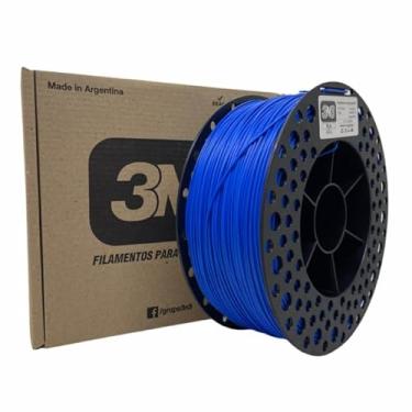 Imagem de Filamento Impressora 3d PLA 3N3 1.75mm 1kg Cor Azul