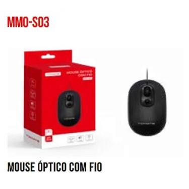 Imagem de Mouse Óptico com Fio 2000 DPI 1,5m - Tomate MMO-S03