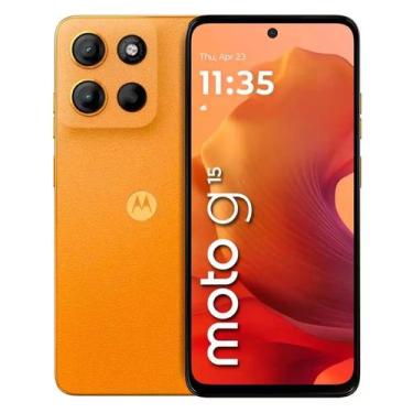 Imagem de Celular motorola moto g15 xt2521 2 nfc dual sim de 128gb 4gb ram de 6.