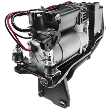 Imagem de A-Premium Compressor de suspensão a ar compatível com Audi A6 2006-2011, A6 Quattro 2005-2011, S6 2007-2011, com suporte e válvula solenoide, substituição # 4F0616005E