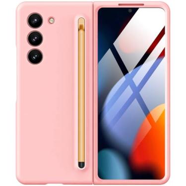 Imagem de Capa protetora à prova de choque para Samsung Galaxy Z Fold 7 com caneta S Pen e protetor de tela integrado, compatível com carregamento sem fio MagSafe, capa protetora à prova de choque para Samsung