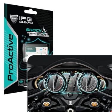 Imagem de IPG ProActive Compatível com Suzuki 2021-2025 GSX-R 1300 Hayabusa Gen3 / Hayabusa GSX1300R Painel Protetor de Tela de Dureza 9H Película Nano Cerâmica Ultra Responsivo Alta Clareza para GsxProAct