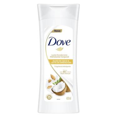 Imagem de Loção Hidratante Dove Óleo de Coco e Leite de Amêndoas 400ml