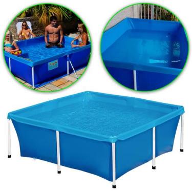 Imagem de Piscina Infantil 2000 Litros Estrutural Mor Quadrada Grande - Prime Bi