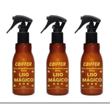 Imagem de kit combo liso magico coiffer 3 unidades