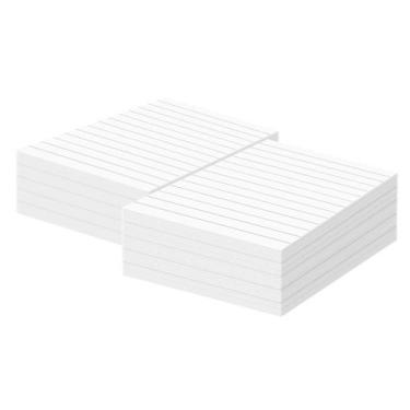 Imagem de Memo Pads S, impressão superfina, papel adesivo branco de 24 libras, 5