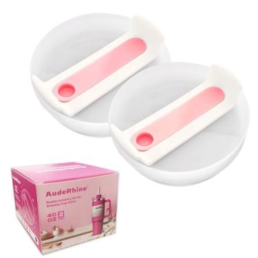 Imagem de Tampa de copo de substituição de 1,134 g para Stanley Quencher, pacote com 2 tampas de substituição para copo Stanley, capas de copo à prova de respingos à prova de poeira para acessórios Stanley Cup