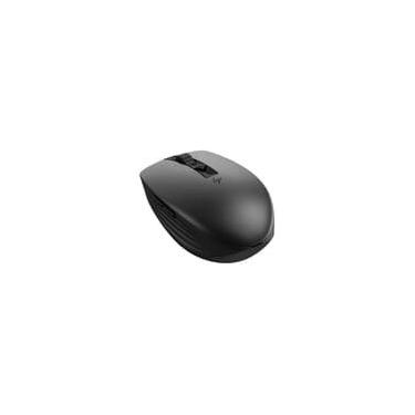Imagem de Mouse sem Fio HP 710, Design Ambidestro, com 6 Botões Personalizáveis, 3000 DPI, Bluetooth ou com Dongle, Recarregável, Preto - 6E6F2AA