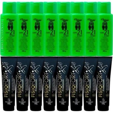 Imagem de Kit 8 Pomada Fisiofort Premium 150G 8 Gel Detonador 100G - Bio Instint