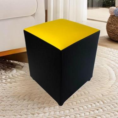Imagem de Puff Banqueta Quadrada Moderno Decorativo Casa - Realizar, Assento Ama