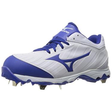 Imagem de Mizuno Chuteira feminina 9-spike Advanced Sweep 3 Softball, Branco-royal, 7 D US