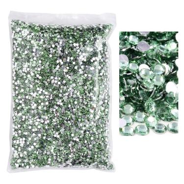 Imagem de Blinginbox 50.000 peças de strass flatback, strass de resina não hotfix grande quantidade atacado para artesanato DIY design criativo, roupas, maquiagem, arte de unhas (3 mm = 0,12 polegadas