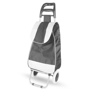 Imagem de Carrinho De Feira Sacolão Bolsa De Lona Grande