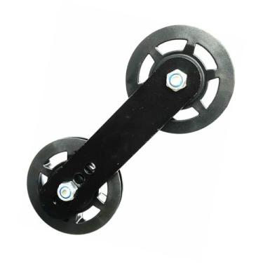 Imagem de IEUDNS Polia dupla giratória para equipamentos de musculação doméstica Acessórios Acessórios de cabos de polia de fitness Treinamento de força em, Polia