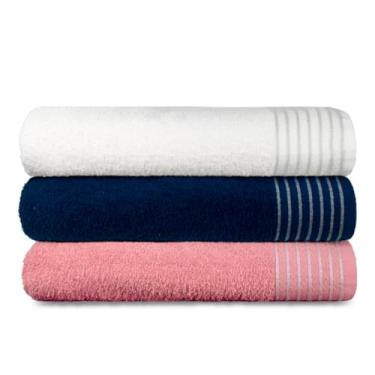 Imagem de Kit 3 Toalha Banhao Gigante Extra Macia New Sublime com Alta Absorçao (Kit 10)