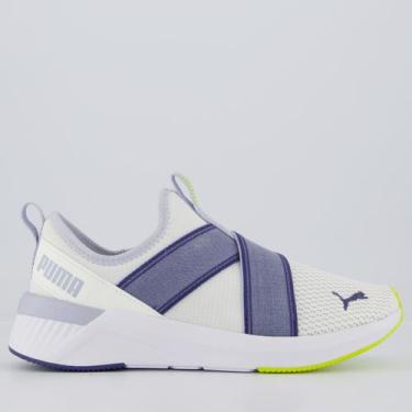 Imagem de Tenis Puma Softride Harli Slip ON WNS Feminino Branco e Lilas, 35