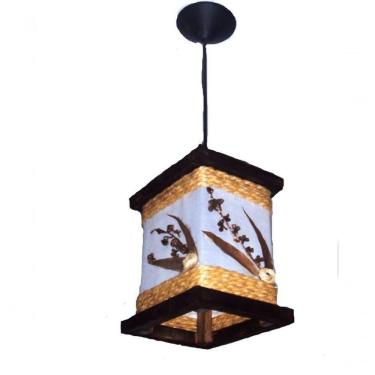 Imagem de Lustre De Teto Luminária Rústico De Corda Artesanal Decoração Sala Quarto Hotel Pousada