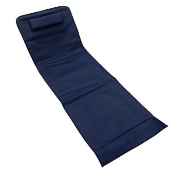 Imagem de Cadeira Espreguiçadeira Reclinável 5 Posições Azul Marinho