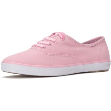 Imagem de Keds Tênis feminino Champion de lona com cadarço, Lona rosa fondant, 41