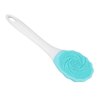 Imagem de CHICIRIS Escova de Chuveiro Elétrico, Borracha de Corpo Elétrico Sem Fio Fácil de Reter para a Banheira (Azul Verde)