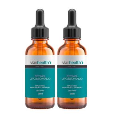 Imagem de Kit 2 Serum Facial Retinol Lipossomado Skinhealth 30ml