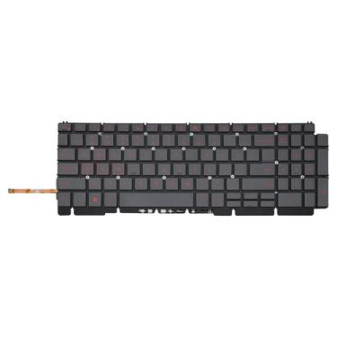 Imagem de Teclado para Notebook compatível com Dell G15-A0506-M10P Inglês Intern