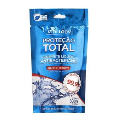 Imagem de Sachê Sabonete Líquido Antibacteriano 300ml Vini Lady-Unissex
