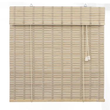 Imagem de Persiana Rolo Bambu 120cm x 160cm - Linha Bauhaus cor Honey Mapple - E