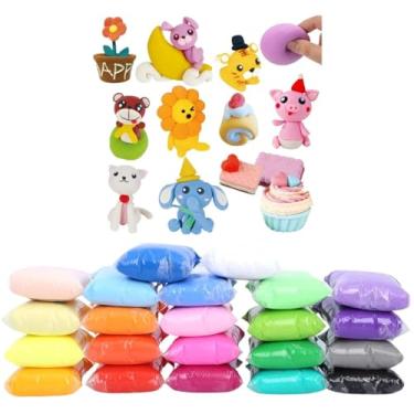 Imagem de Kit Massinha de EVA Que Pula com 15 Cores Sortidas 150g Acompanha Saco de Adesivos Material Macio Flexível e Atóxico Secagem Rápida Não Mancha Ideal para Crianças Atividades Escolares Artesanato e Criatividade