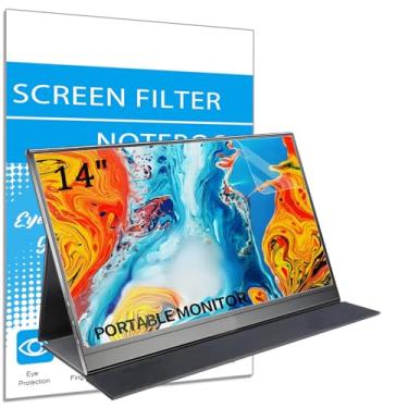 Imagem de i-Tensodo Pacote com 2 protetores de tela antirreflexo para monitores portáteis MNN/KYY/ARZOPA/InnoView/Lepow/ASUS ZenScreen/Newsoul/QQH todos os monitores portáteis de 14 polegadas com laptop de