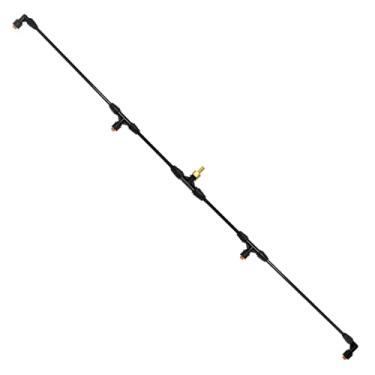 Imagem de Varinha de pulverizador de lança de 4 bocais com encaixe de latão de 9,5 cm, lança de pulverizador ATV de 140 cm – Acessório de pulverização agrícola e gramado de cobertura ampla para tratores e UTVs