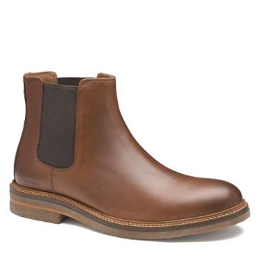 Imagem de Johnston & Murphy Bota masculina Calder Chelsea, Mogno de flor integral, 45