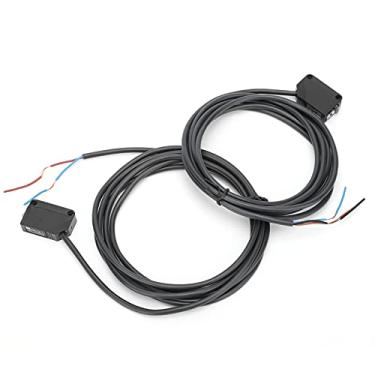 Imagem de Interruptor Fotoelétrico Infravermelho de Berm, Faixa de Detecção de 15m, Saída PNP para Portas de Carro, Garagens, Linhas de Montagem, E3z-t81 Dc 12-24V, Comprimento do Cabo de