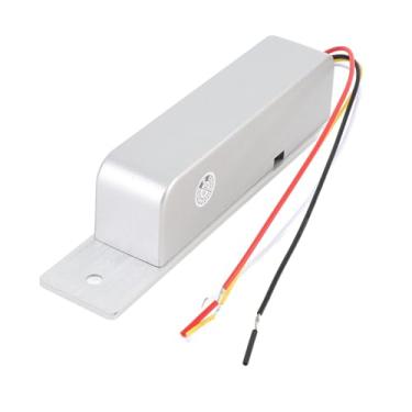Imagem de FTVOGUE Fechadura Elétrica de Porta, Parafuso de Gota, 12v 24v, Liga de Alumínio, Com Função de Atraso de Tempo, para de Porta de Segurança de Controle de Acesso