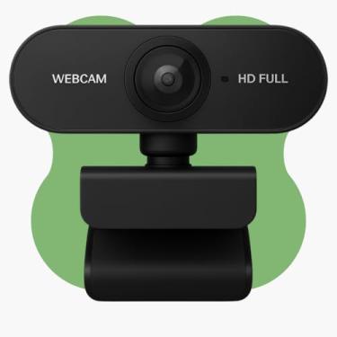 Imagem de Webcam Camera Full Hd Zoom 1080p 360 Graus Entrada Usb 2.0 Com Microfone Ideal para Videoconferencia Zoom Meet Teams Livestream Aulas online Reunião Skype Premium