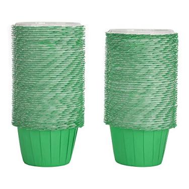 Imagem de Zerodis 100 Unidades de Copos para Embrulho de Cupcake, Capas Descartáveis ​​para Muffins de, Cores Vibrantes Não Pegajosas para Assar, Ideais para Festas e Materiais de Cozimento Faça você Mesmo