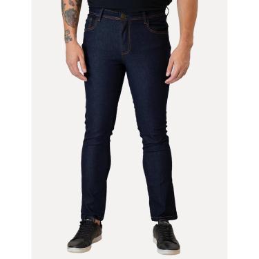 Imagem de Calça Dudalina Jeans Masculina Slim Stretch Khahi Icon Escuro-Masculino