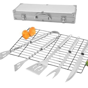Imagem de Kit Churrasco 4 pecas + Maleta em Alumínio