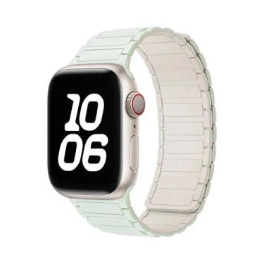 Imagem de Pulseira Magnética De Silicone De 49mm 46mm 42mm 40mm 41mm 44mm 45mm P