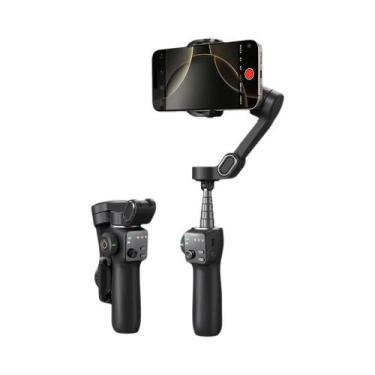 Imagem de Estabilizador Gimbal Portátil Inteligente V8 De 3 Eixos Com Tripé E Ra