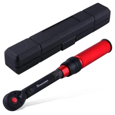 Imagem de SPEEDWOX Chave de torque ajustável de 1/10.2 cm 5-25 Nm dupla direção reversível com cabeça de liberação rápida para reparo de bicicletas, motocicletas e carros