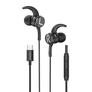 Imagem de Fone de ouvido USB C magnético com microfone de substituição para Samsung S23Ultra S26 S25 S24 FE A16 A35 A56 A55 A54, Pixel 10 9 8a Fones de ouvido com fio, controle de volume, isolamento de ruído