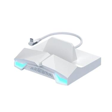 Imagem de Estação de ancoragem universal Dock 6 em 1 com 4K HDMI 2.5G RJ45 100W PD RGB Light USB C Hub (preto)