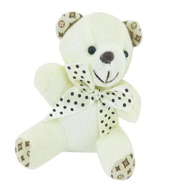 Imagem de Chaveiro de Ursinho 5cm Decorativa Fofo - Aliança, Branco
