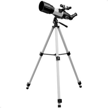 Imagem de Telescópio Astronômico Refrator 400x70 Alumínio com Tripé 120cm Lorben