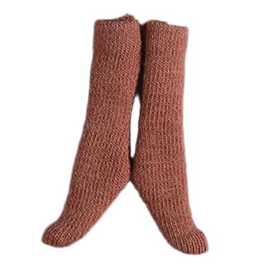 Imagem de Dynwave Meias em escala 1/12, meias de cano alto casuais, estilosas e modernas para bonecas de 15 cm (6 polegadas), acessório para fantasias e roupas, Laranja