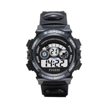 Imagem de Relógio Digital LED Luminoso À Prova d'Água Multifuncional Para Crianç