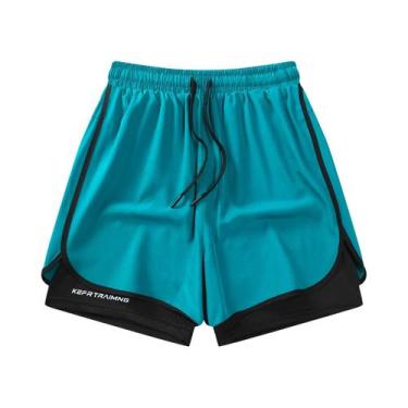 Imagem de Shorts De Basquete Masculinos De Secagem Rápida Em Seda Gelada, Conjun