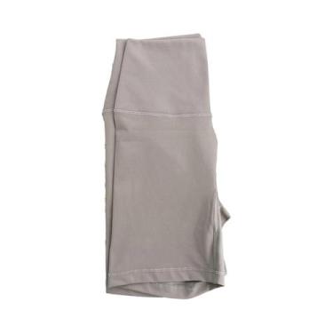 Imagem de Shorts De Yoga Femininos De Compressão Em Cor Sólida Para Esportes Cic