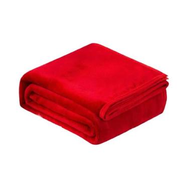 Imagem de Cobertor De Fleece Quente Tamanho Único, Twin E Full, Confortável E Re